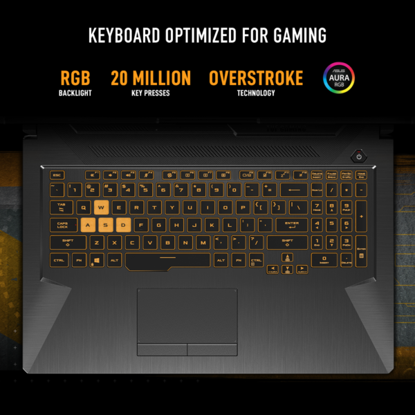 ASUS TUF Gaming A15 FA566NFR-HN045WS AMD Ryzen 7 7435HS 15.6 Inch FHD 144Hz Gaming Laptop ( 16GB DDR5 RAM, 512GB SSD, RTX 2050 4GB GDDR6 Laptop GPU, Windows 11, MS Office-21, Graphite Black ) - Image 5