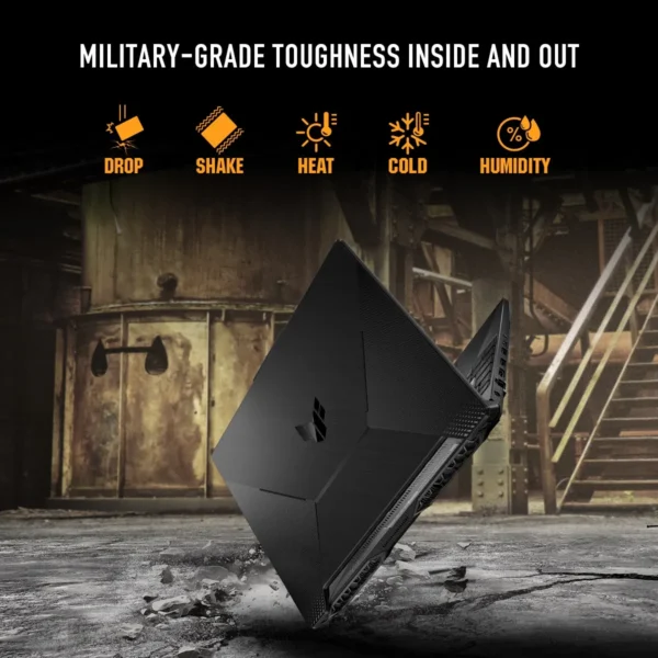 ASUS TUF Gaming A15 FA566NFR-HN045WS AMD Ryzen 7 7435HS 15.6 Inch FHD 144Hz Gaming Laptop ( 16GB DDR5 RAM, 512GB SSD, RTX 2050 4GB GDDR6 Laptop GPU, Windows 11, MS Office-21, Graphite Black ) - Image 10
