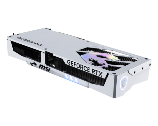 MSI GeForce RTX 5070 12G GAMING TRIO OC WHITE 12GB GDDR7 192-bit Gaming Graphics Card With Triple Fans ( G5070-12GTCW ) - Image 3