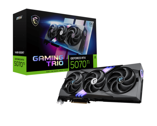 MSI GeForce RTX 5070 Ti 16G GAMING TRIO OC PLUS 16GB GDDR7 256-bit Gaming Graphics Card With Triple Fans ( G507T-16GTCP )