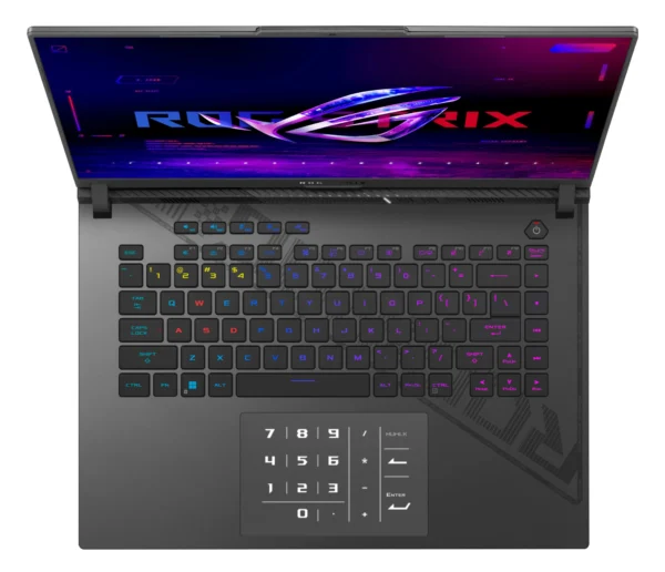 ASUS ROG Strix G16 G614JIR-N4062WS Intel Core i9 14900HX 14th Gen 16 Inch QHD+ 240Hz Eclipse Gray Gaming Laptop ( 16GB DDR5 RAM, 1TB SSD, RTX 4070 8GB GDDR6 Laptop GPU, Windows 11, MS Office-21 ) - Image 5