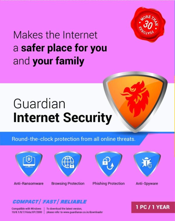 Guardian Internet security 1 User 1 Year for Windows ( GRIS1 ) - Image 2