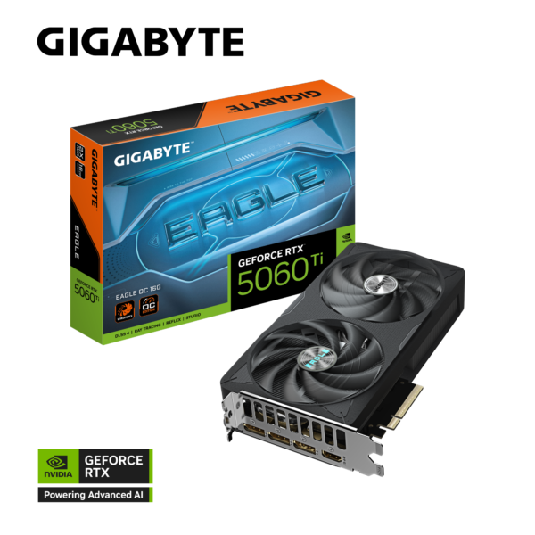 Gigabyte GeForce RTX 5060 Ti EAGLE OC 16G 16 GB GDDR7 128 bit Gaming Graphics Card With Dual Fans ( GV-N506TEAGLE OC-16GD ) - Image 11