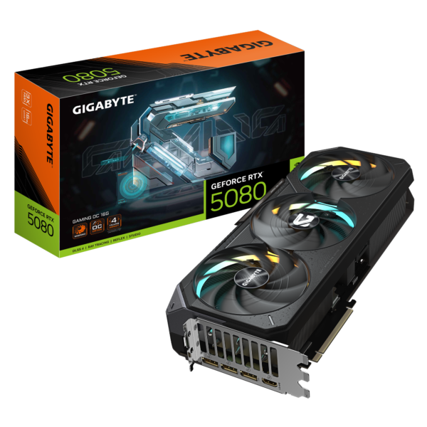 Gigabyte GeForce RTX 5080 GAMING OC 16G 16GB GDDR7 256 bit Gaming Graphics Card With Triple Fans ( GV-N5080GAMING OC-16GD )