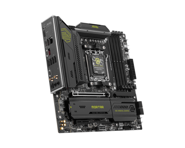 MSI MAG B850M MORTAR WIFI mATX Motherboard ( AMD Socket AM5, Supports AMD Ryzen 9000, 8000, 7000 Series Desktop Cpu, 4x DDR5 RAM Slots, Max 256GB RAM ) - Image 4