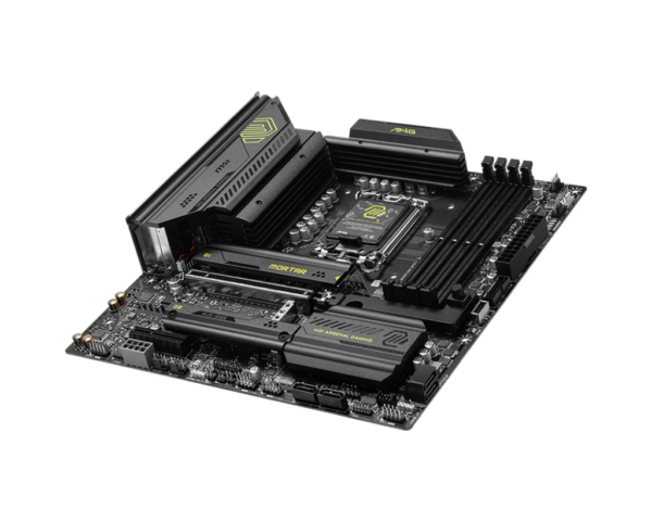 MSI MAG B860M MORTAR WIFI mATX Motherboard ( Intel Socket LGA 1851, Supports Intel Core Ultra Processors (Series 2) Cpu, 4x DDR5 RAM Slots, Max 256GB RAM ) - Image 2