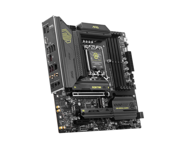 MSI MAG B860M MORTAR WIFI mATX Motherboard ( Intel Socket LGA 1851, Supports Intel Core Ultra Processors (Series 2) Cpu, 4x DDR5 RAM Slots, Max 256GB RAM ) - Image 4