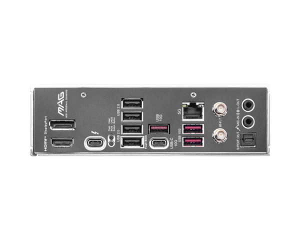 MSI MAG B860M MORTAR WIFI mATX Motherboard ( Intel Socket LGA 1851, Supports Intel Core Ultra Processors (Series 2) Cpu, 4x DDR5 RAM Slots, Max 256GB RAM ) - Image 5