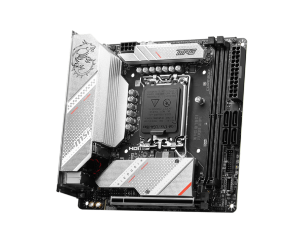 MSI MPG B760I EDGE WIFI Mini-ITX Motherboard ( Intel Socket LGA 1700, Support Intel Core 14th, 13th, 12th Gen Cpu, Intel Pentium Gold and Celeron Cpu, 2x DDR5 RAM Slots, Max 128GB RAM ) - Image 3