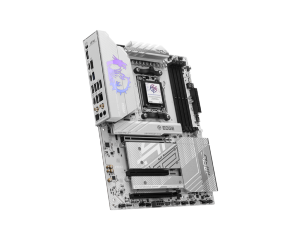MSI MPG B850 EDGE TI WIFI ATX Motherboard ( AMD Socket AM5, Supports AMD Ryzen 9000, 8000, 7000 Series Desktop Cpu, 4x DDR5 RAM Slots, Max 256GB RAM ) - Image 4