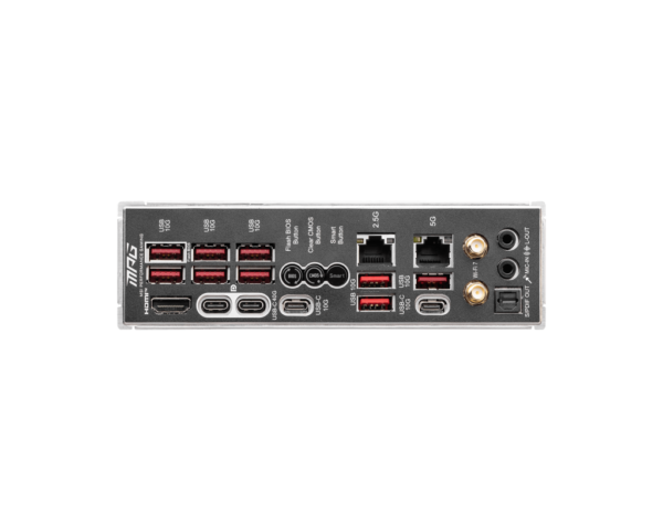 MSI MPG X870E CARBON WIFI ATX Motherboard ( AMD Socket AM5, Supports AMD Ryzen 9000, 8000, 7000 Series Desktop Cpu, 4x DDR5 RAM Slots, Max 256GB RAM ) - Image 5
