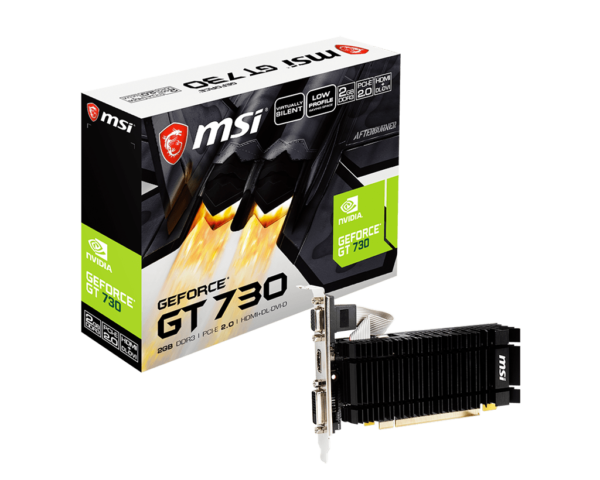 MSI GT 730 OC 2GB DDR3 64-Bit Graphics Card ( N730K-2GD3H/LPV1 )