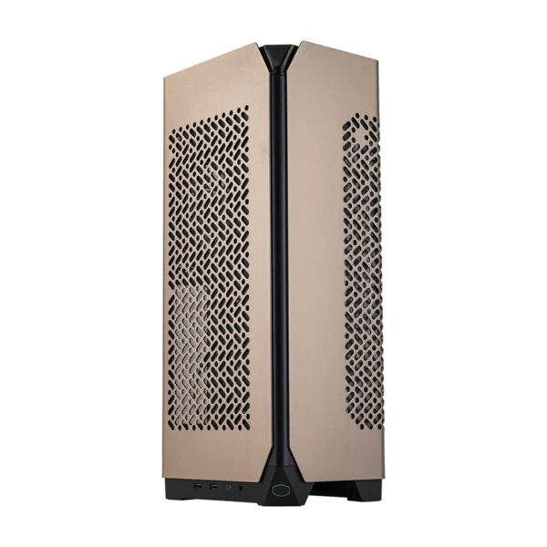 Cooler Master NCORE 100 MAX Bronze Edition ITX Mini ITX PC Case With Pre Installed 120mm SickleFlow PWM Fan ( NR100-ZNNN85-SL0 )