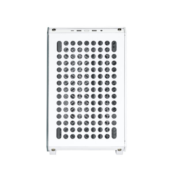 Cooler Master QUBE 500 Flatpack White Mid Tower E-ATX Tempered Glass PC Cabinet With Pre-installed Fan ( Q500-WGNN-S00 ) - Image 2
