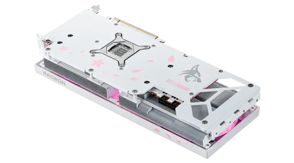 Powercolor Hellhound Sakura AMD Radeon RX 7800 XT 16GB GDDR6 256-bit Limited Edition Graphics Card ( RX7800XT 16G-L/OC/SAKURA LIMITED ) - Image 8