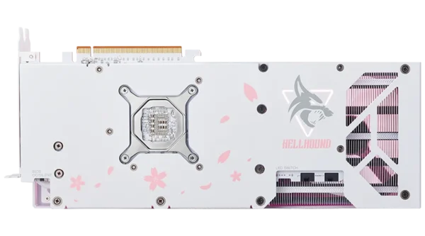 Powercolor Hellhound Sakura AMD Radeon RX 7800 XT 16GB GDDR6 256-bit Limited Edition Graphics Card ( RX7800XT 16G-L/OC/SAKURA LIMITED ) - Image 9