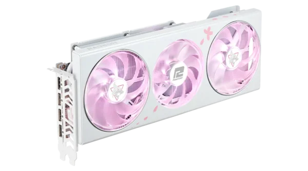 Powercolor Hellhound Sakura AMD Radeon RX 7800 XT 16GB GDDR6 256-bit Limited Edition Graphics Card ( RX7800XT 16G-L/OC/SAKURA LIMITED ) - Image 3