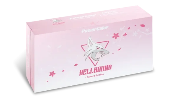 Powercolor Hellhound Sakura AMD Radeon RX 7800 XT 16GB GDDR6 256-bit Limited Edition Graphics Card ( RX7800XT 16G-L/OC/SAKURA LIMITED ) - Image 5