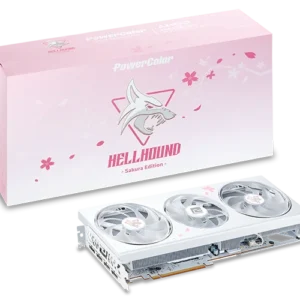 Powercolor Hellhound Sakura AMD Radeon RX 7800 XT 16GB GDDR6 256-bit Limited Edition Graphics Card ( RX7800XT 16G-L/OC/SAKURA LIMITED )