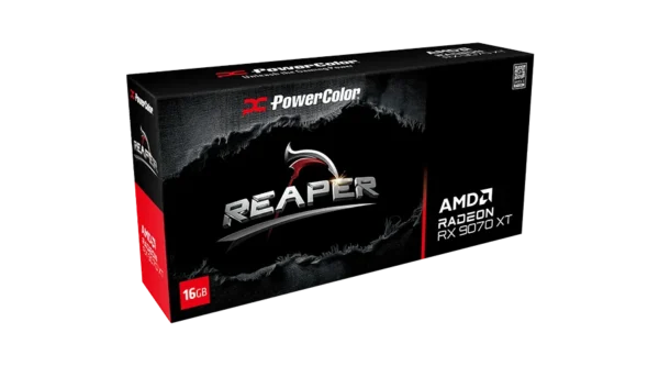 Powercolor Reaper AMD Radeon RX 9070 XT 16GB GDDR6 256-bit Graphics Card ( RX9070XT 16G-A ) - Image 3