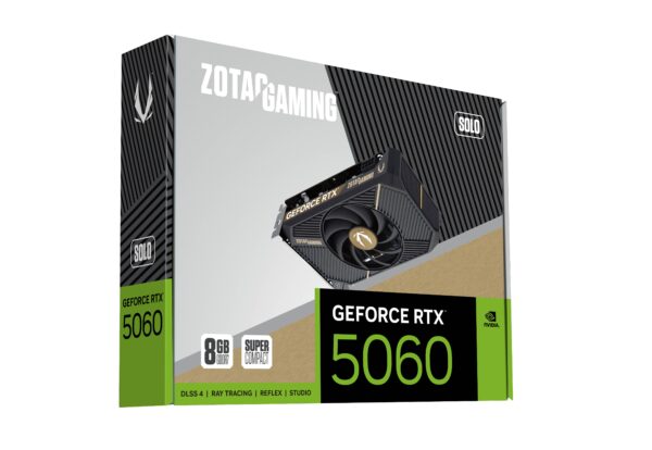 ZOTAC GAMING GeForce RTX 5060 SOLO 8GB GDDR7 128-bit Gaming Graphics Card With Single Fan ( ZT-B50600G-10L ) - Image 8