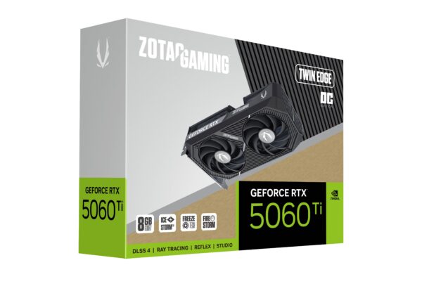 ZOTAC GAMING GeForce RTX 5060 Ti 8GB Twin Edge OC 8GB GDDR7 128-bit Gaming Graphics Card With Dual Fans ( ZT-B50610H-10M ) - Image 7