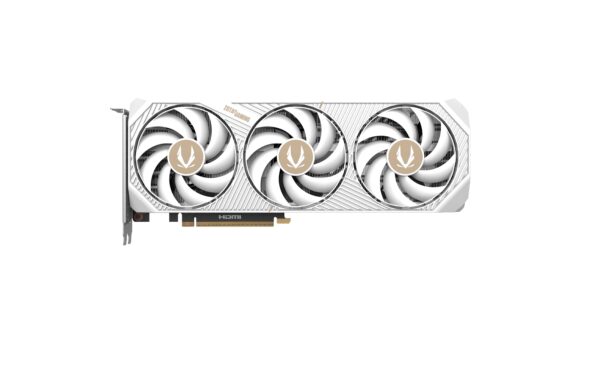 ZOTAC GAMING GeForce RTX 5070 AMP White Edition 12GB GDDR7 192-bit Gaming Graphics Card With Triple Fans ( ZT-B50700FQ-10P ) - Image 8
