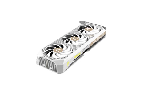 ZOTAC GAMING GeForce RTX 5070 AMP White Edition 12GB GDDR7 192-bit Gaming Graphics Card With Triple Fans ( ZT-B50700FQ-10P ) - Image 5