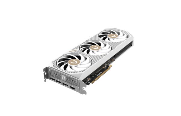 ZOTAC GAMING GeForce RTX 5070 AMP White Edition 12GB GDDR7 192-bit Gaming Graphics Card With Triple Fans ( ZT-B50700FQ-10P ) - Image 4