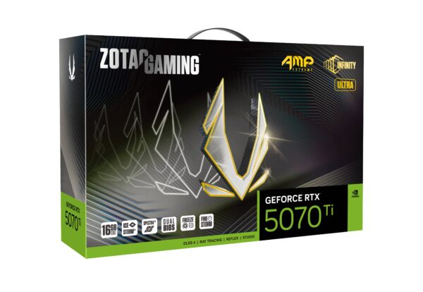 ZOTAC GAMING GeForce RTX 5070 Ti AMP Extreme INFINITY ULTRA 16GB GDDR7 256-bit Gaming Graphics Card With Triple Fans ( ZT-B50710BU-10P ) - Image 8