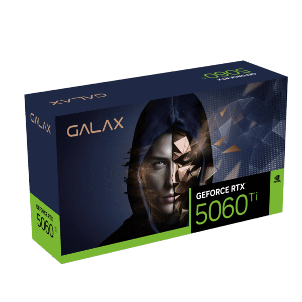 Galax GeForce RTX 5060 Ti 1-Click OC 16GB GDDR7 128-bit/DP2.1b*3/HDMI 2.1b/DLSS 4 Gaming Graphics Card With Dual Fans ( 56IZN8MDCPOC ) - Image 2