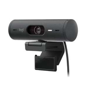 Logitech BRIO 505 4MP 1080p Full HD 4x digital zoom Auto Light Correction Noise Cancelling Microphone, Wide Angle Lens USB-C plug-and-play Graphite Business Webcam (  960-001461 )
