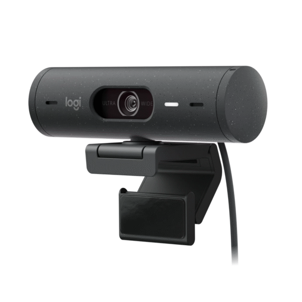 Logitech BRIO 505 4MP 1080p Full HD 4x digital zoom Auto Light Correction Noise Cancelling Microphone, Wide Angle Lens USB-C plug-and-play Graphite Business Webcam (  960-001461 )