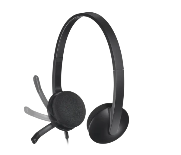 Logitech H340 USB Black Computer Headset ( 981-000477 ) - Image 4