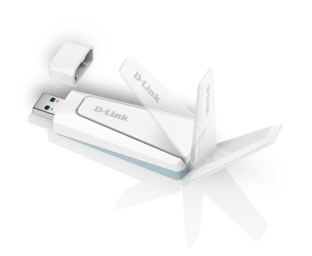 D-Link AX18U AX1800 Wi-Fi 6 Wireless Dual Band White USB Adapter - Image 3