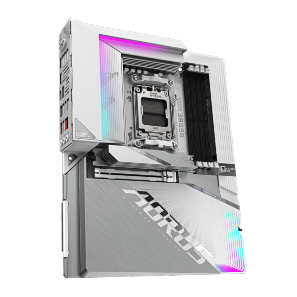 Gigabyte B650E AORUS STEALTH ICE ATX Motherboard ( AMD Socket AM5, Support AMD Ryzen 9000, 8000, 7000 Series Cpu, 4 x DDR5 RAM Slots, Max 256GB RAM Support ) - Image 3