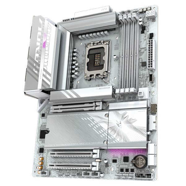 Gigabyte B860 AORUS ELITE WIFI7 ICE ATX Motherboard ( Intel Socket LGA1851, Supports Intel Core Ultra Cpu, 4 x DDR5 RAM Slots, Max 256GB RAM Support ) - Image 2