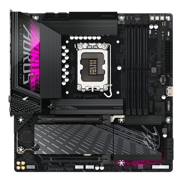 Gigabyte B860M AORUS PRO WIFI7 Micro ATX Motherboard ( Intel Socket LGA1851, Support Intel Core Ultra Cpu, 4 x DDR5 RAM Slots, Max 256GB RAM Support ) - Image 5