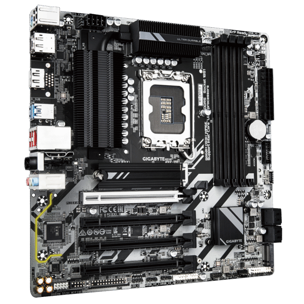 Gigabyte B860M DS3H WIFI6E (rev. 2.0) Micro ATX Motherboard ( Intel LGA1851 Socket, Support Intel Core Ultra Cpu, 4 x DDR5 RAM Slots, Max 256GB RAM Support ) - Image 3