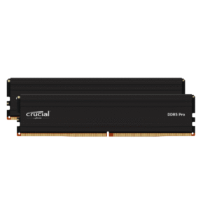 Crucial Pro 32GB Kit (16GBx2) DDR5 6000MHz CL48 UDIMM Desktop RAM ( CP2K16G60C48U5 )