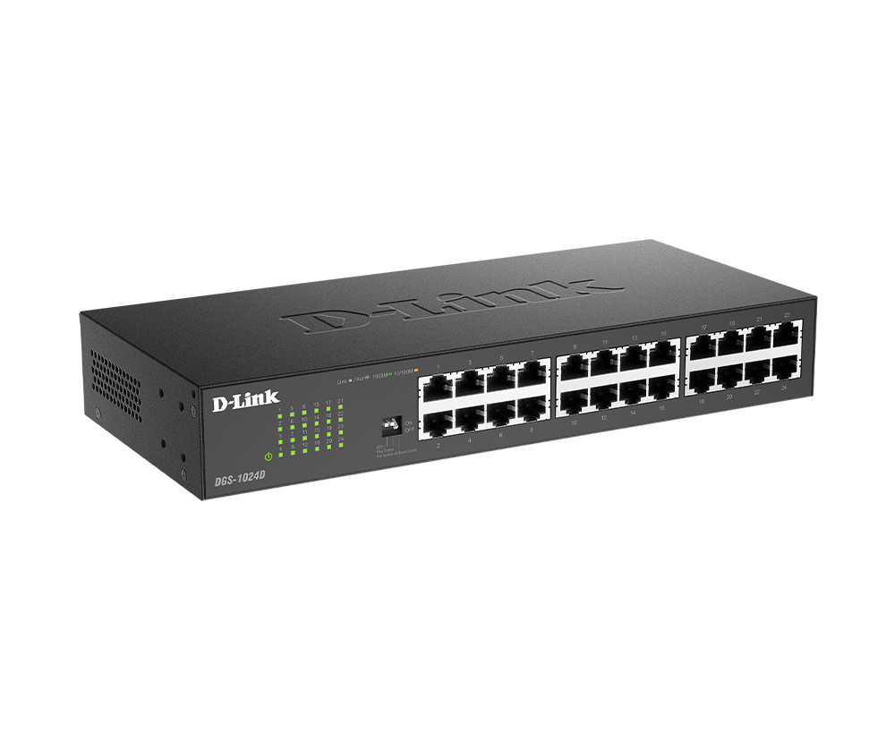 D-Link DGS-1024D 24-Port Gigabit Unmanaged Desktop Switch - Image 3