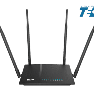 D-Link DIR-825 AC1200 High Speed Dual Band Black Wireless Wi-Fi Gigabit Router With Gigabit Ethernet Ports