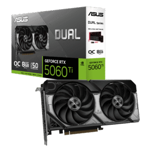 ASUS Dual GeForce RTX 5060 Ti 8GB GDDR7 OC Edition 128-bit Gaming Graphics Card With Dual Fans ( DUAL-RTX5060TI-O8G )