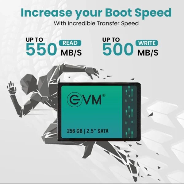 EVM 256GB 2.5-Inch SATA 3D TLC NAND Flash Fast Performance Internal SSD ( EVM25/256GB ) - Image 4