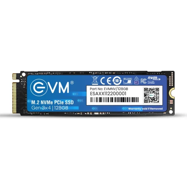 EVM 128GB M.2 NVME 2280 PCle Gen 3 3D NAND TLC Internal SSD ( EVMNV/128GB ) - Image 2