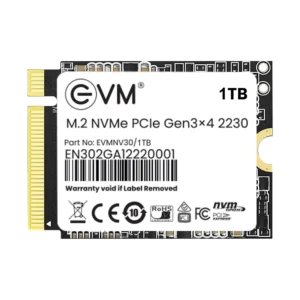 EVM 1TB M.2 NVMe 2230 Pcle Gen 3x4 3D NAND Internal SSD ( EVMNV30/1TB )