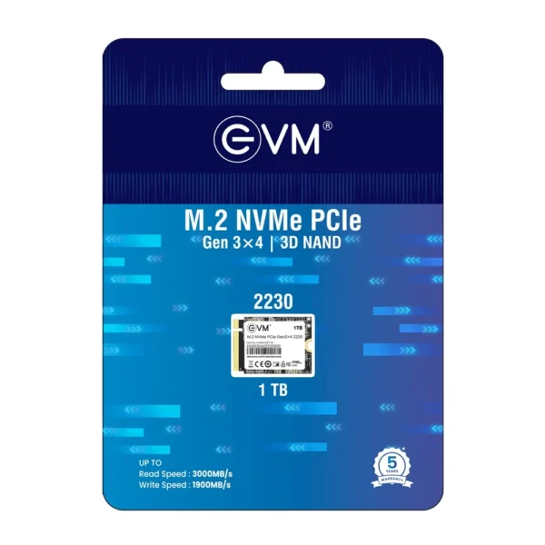 EVM 1TB M.2 NVMe 2230 Pcle Gen 3x4 3D NAND Internal SSD ( EVMNV30/1TB ) - Image 6