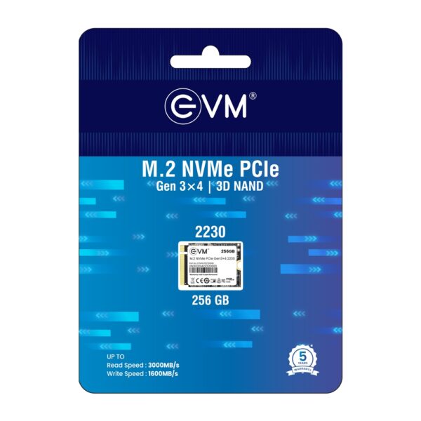 EVM 256GB M.2 NVMe 2230 Pcle Gen 3x4 Internal SSD ( EVMNV30/256GB )