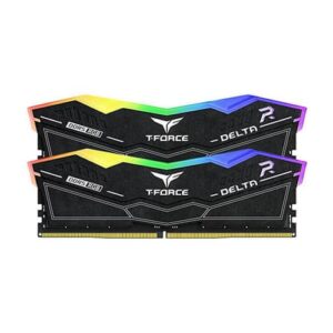 TeamGroup T-Force Delta RGB 32GB (16GBx2) DDR5 7200MHz CL34 Black Desktop RAM ( FF3D532G7200HC34ADC01 )