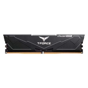 TeamGroup T-Force Vulcan 16GB(1x16GB) DDR5 5200MHz CL40 Black Desktop Ram ( FLBD516G5200HC40CBK )